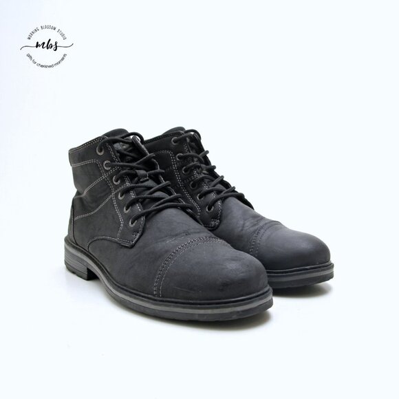 Joe’s Jeans Pop n Cap High Top Boots in Black Men Size 9.5 - Picture 2 of 14